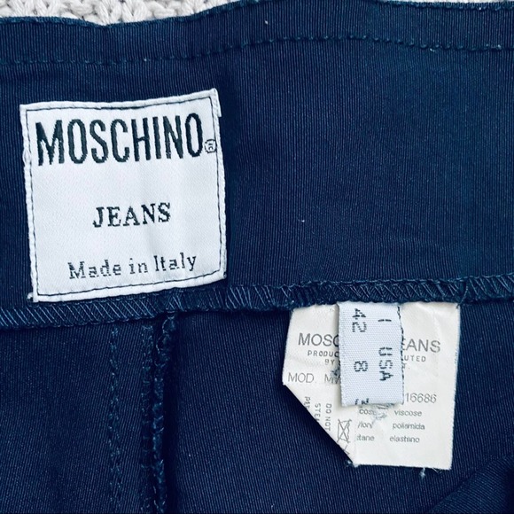 Moschino Jeans navy pull on dress pants - Picture 4 of 6